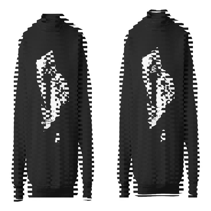 Bigfoot Rhode Island State Pride Sasquatch Love Rhode Island  Sweatshirt