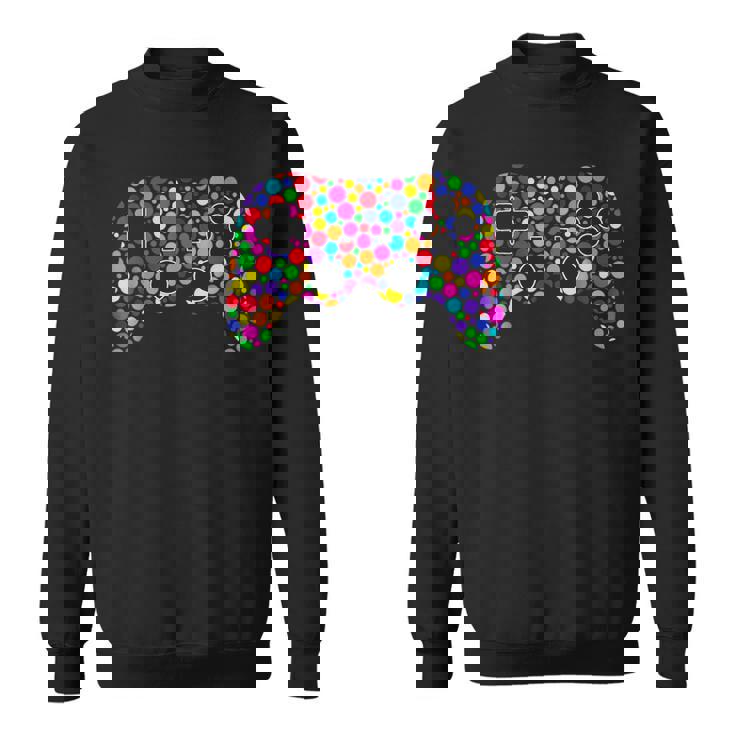Birthday Boy Game Controller International Dot Day Gamers Sweatshirt