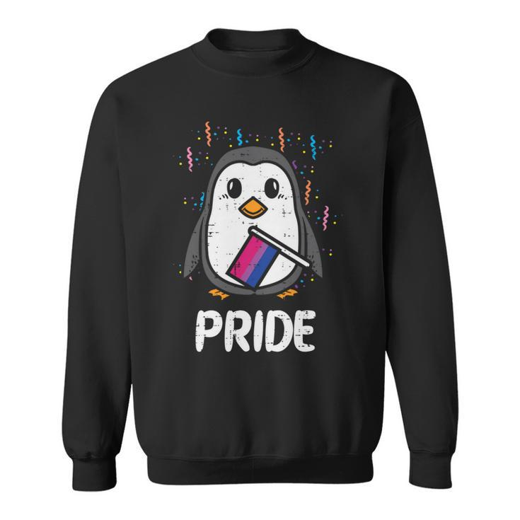 Bisexual Flag Penguin Lgbt Bi Pride Stuff Animal   Sweatshirt