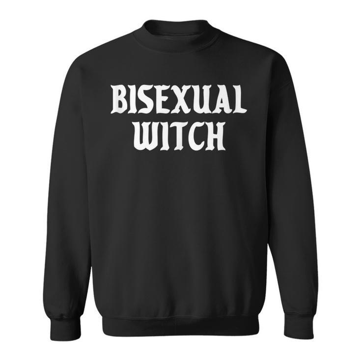 Bisexual Witch Lgbtq Bi Pride Halloween  Sweatshirt