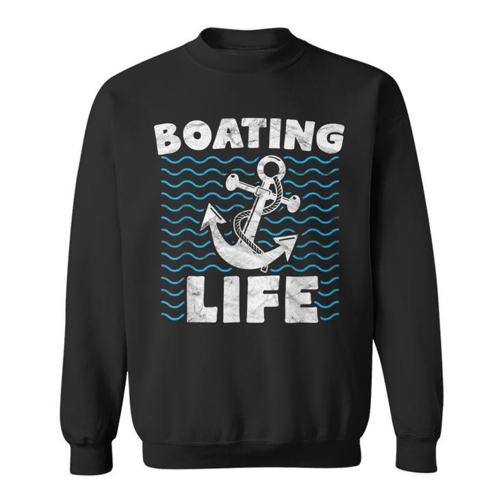 Boating  Men Anchor Sailing Gift Sweatshirt