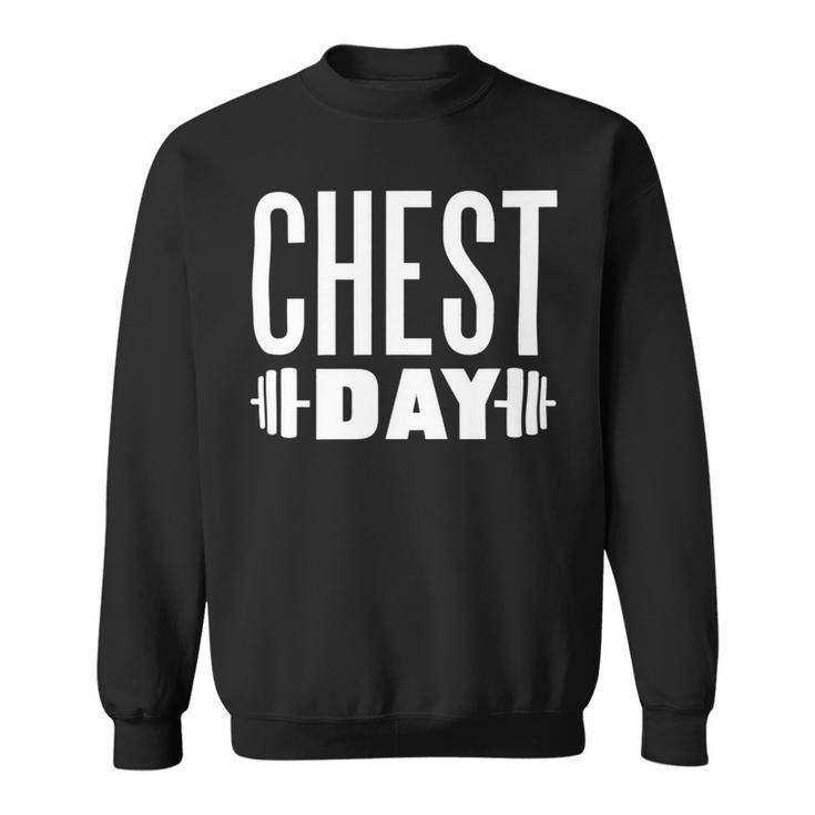 Bodybuilding Workout Fitness Gym Muscles Chest Day Sweatshirt