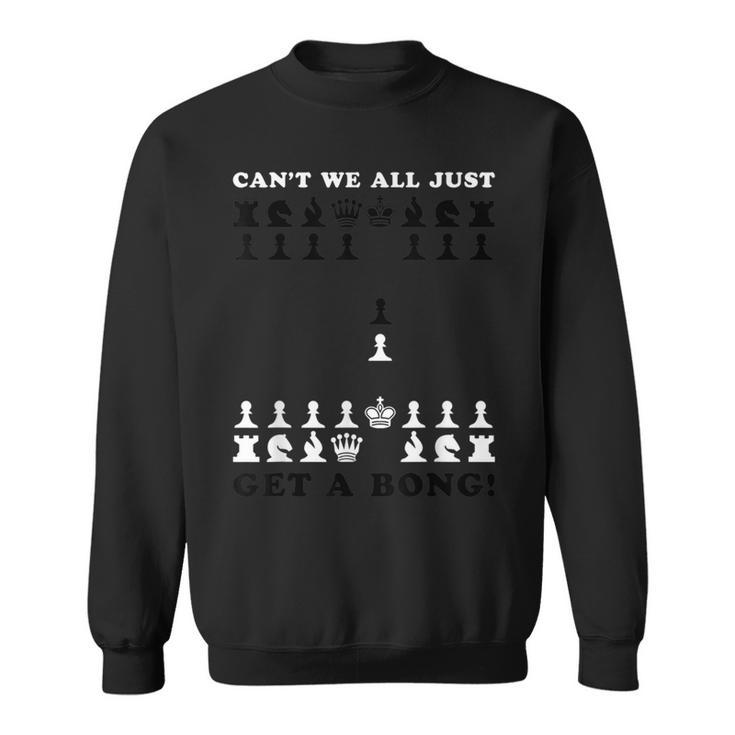 Bongcloud Opening Meme Pun Chess Player Sweatshirt
