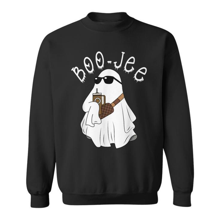 Boo Jee Ghost Halloween Spooky Season Cute Ghost Sweatshirt