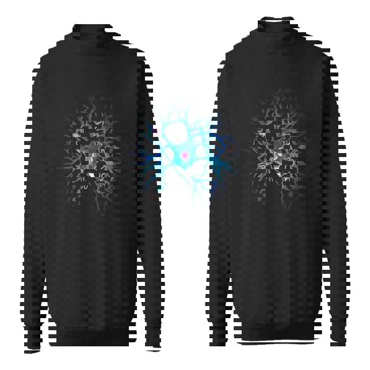 Brain Neuron Fancy Blue Nerve Neurology Neuroscience Sweatshirt