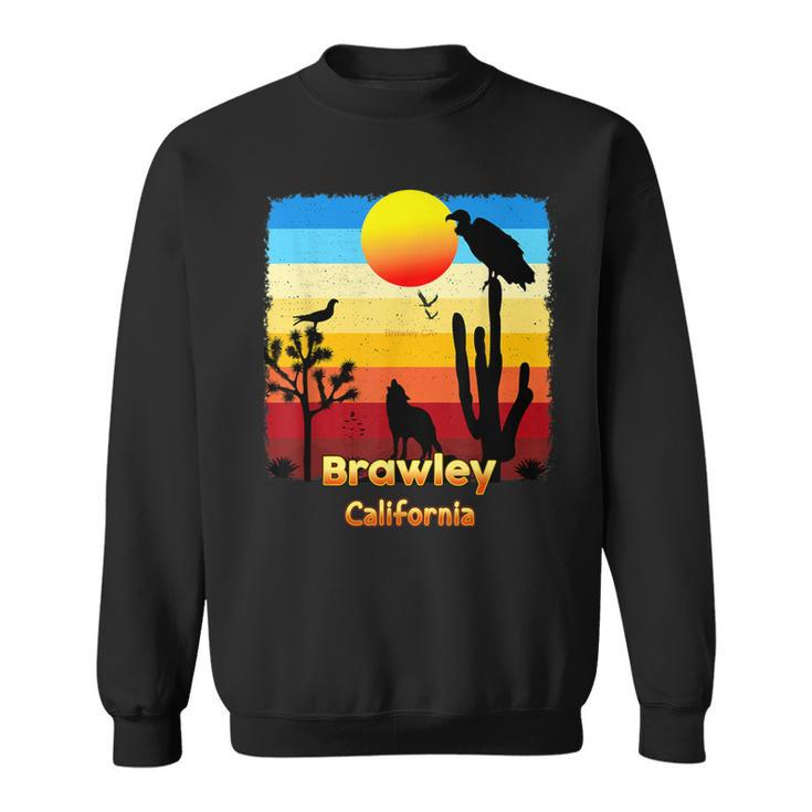 Brawley California Coyote Sunset Ca Desert Sweatshirt