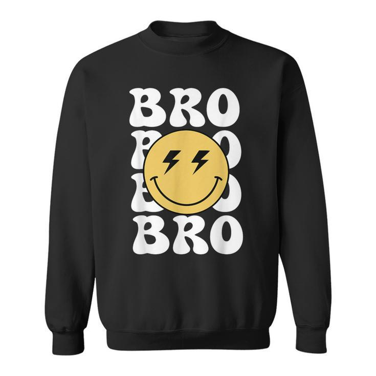 Bro One Happy Dude Birthday Theme Family Matching Sweatshirt