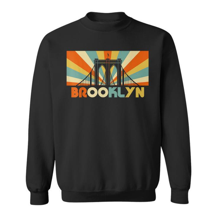 Brooklyn Bridge 70S Retro Vintage Souvenir Sweatshirt
