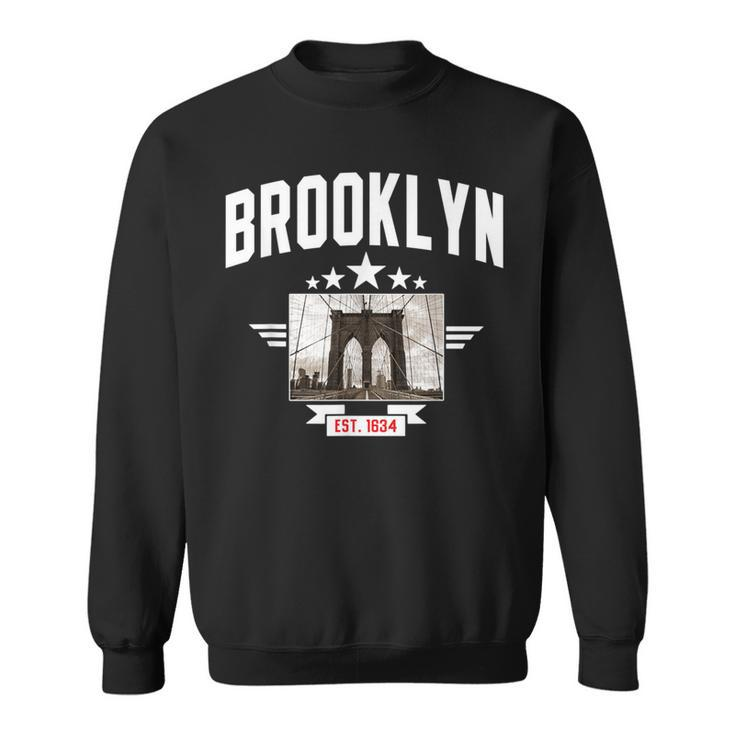 Brooklyn Bridge Pride Brooklyn Est 1634 New York Sweatshirt