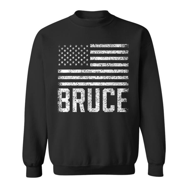 Bruce Birthday Forename Name Personalized Usa Sweatshirt