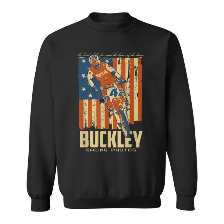 Buckley Racing Photos Buckley Old Glory 1984 Sweatshirt