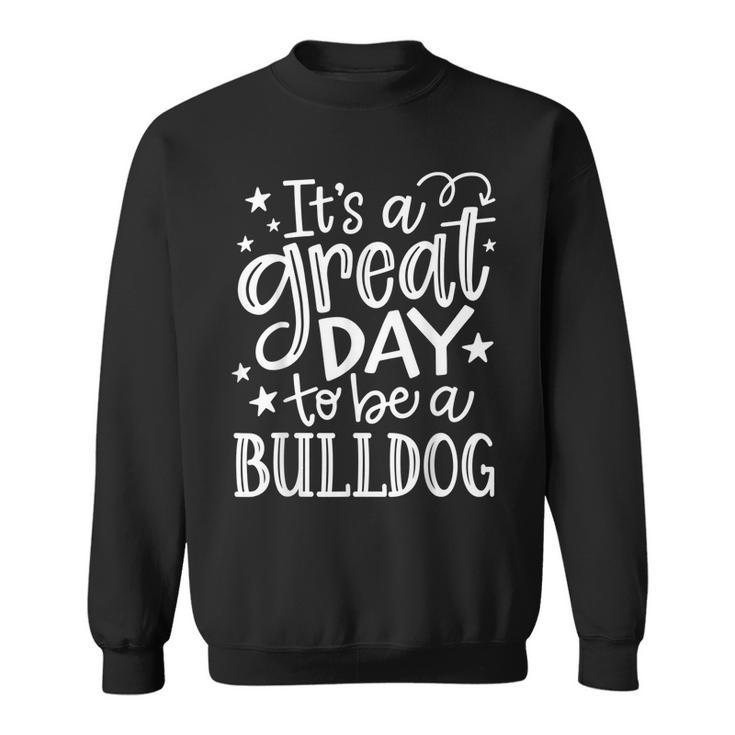 Bulldogs School Sports Fan Team Spirit Great Day Sweatshirt