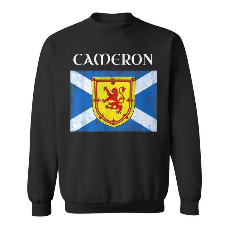 Cameron Scottish Clan Name Gift Scotland Flag Festival Sweatshirt