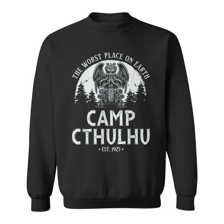 Camp Cthulhu Funny Cosmic Horror Cthulhu  Sweatshirt