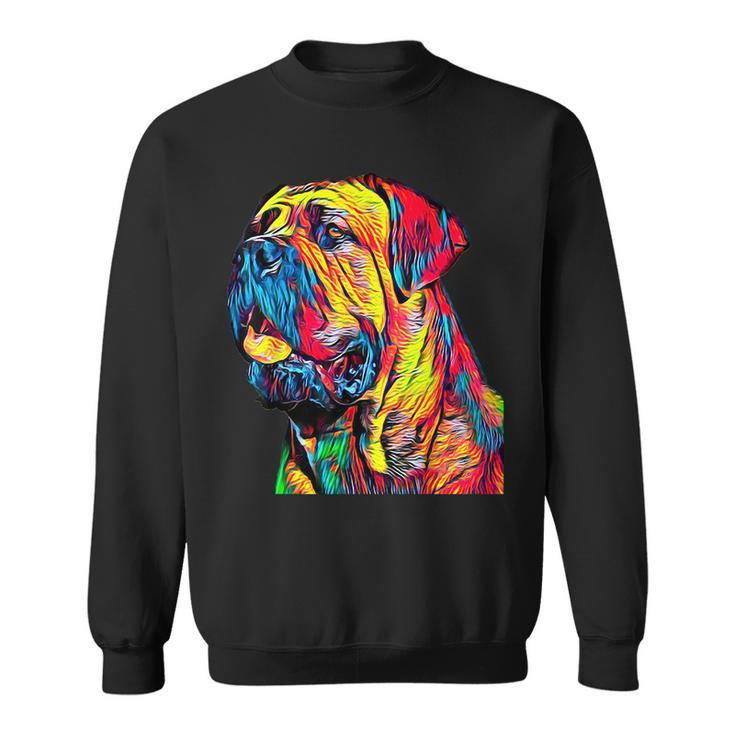 Cane Corso Italian Mastiff Dog Head  Sweatshirt