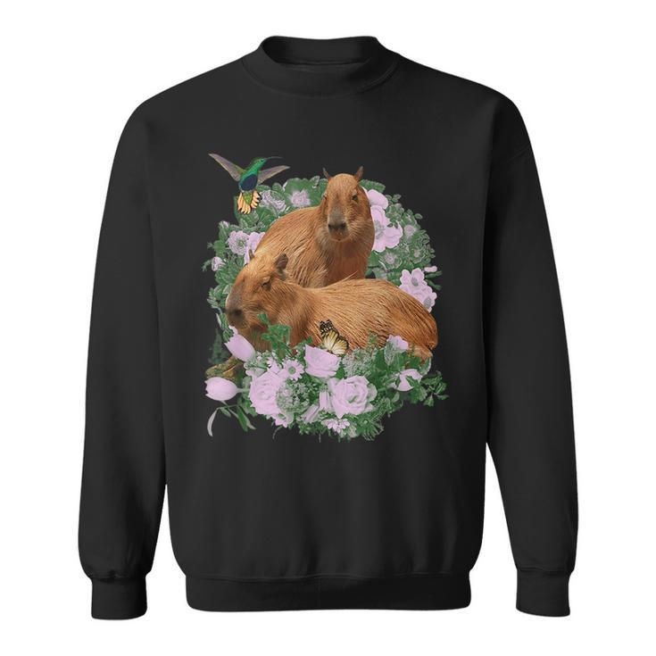 Capybara Lover Cute Capibara Rodent Animal Lover  Sweatshirt