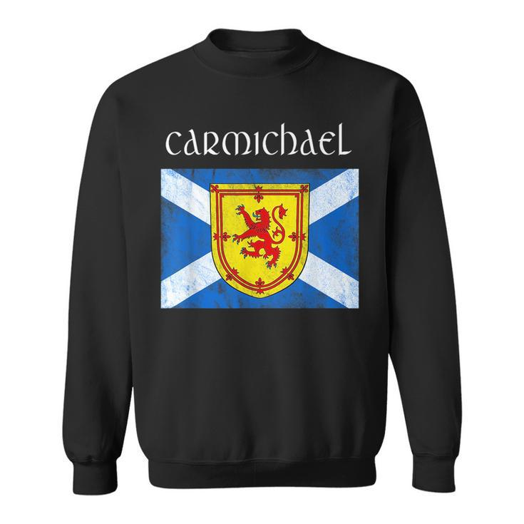 Carmichael Scottish Clan Name Gift Scotland Flag Festival Sweatshirt