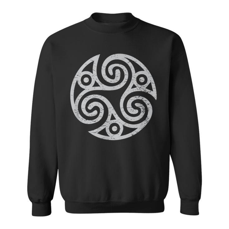 Celtic Triple Spiral Of Life Triskelion Triskele Sweatshirt