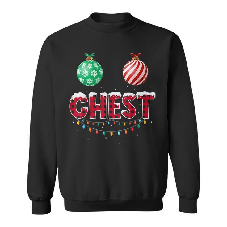 Chest Nuts Christmas Matching Couple Chestnuts Sweatshirt