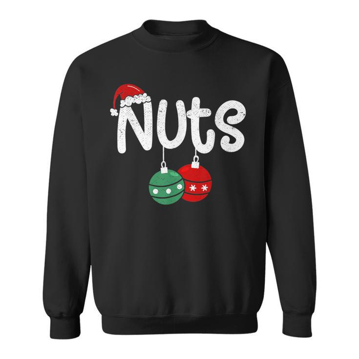 Chest Nuts Couple Christmas Pajama Chestnuts Xmas Men Sweatshirt