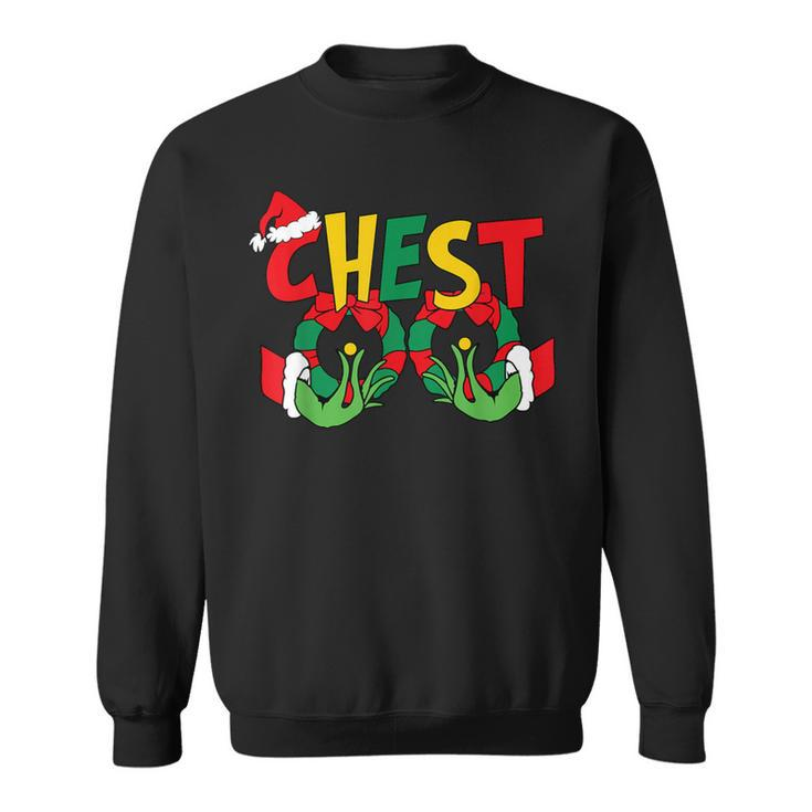 Chest Nuts Matching Chestnuts Christmas Couples Nuts Sweatshirt