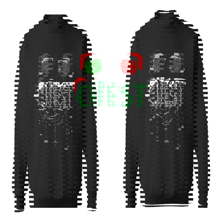 Chest Nuts Xmas Couple Christmas Couple Matching Sweatshirt