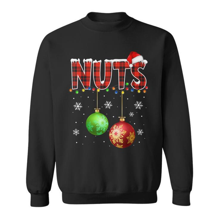 Chestnuts Matching Couples Christmas Lights Nuts Sweatshirt