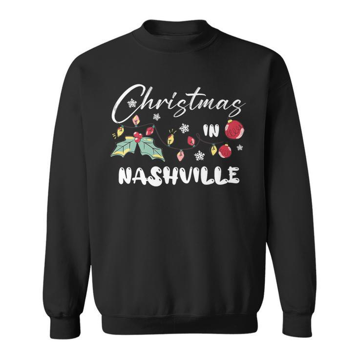 Christmas In Nashville Family Reunion Trip 2023 Matching Sweatshirt