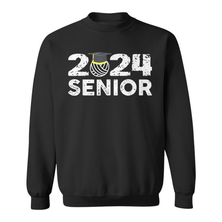 Class Of 2024 Volleyball Senior 2024 Volleyball Sweatshirt