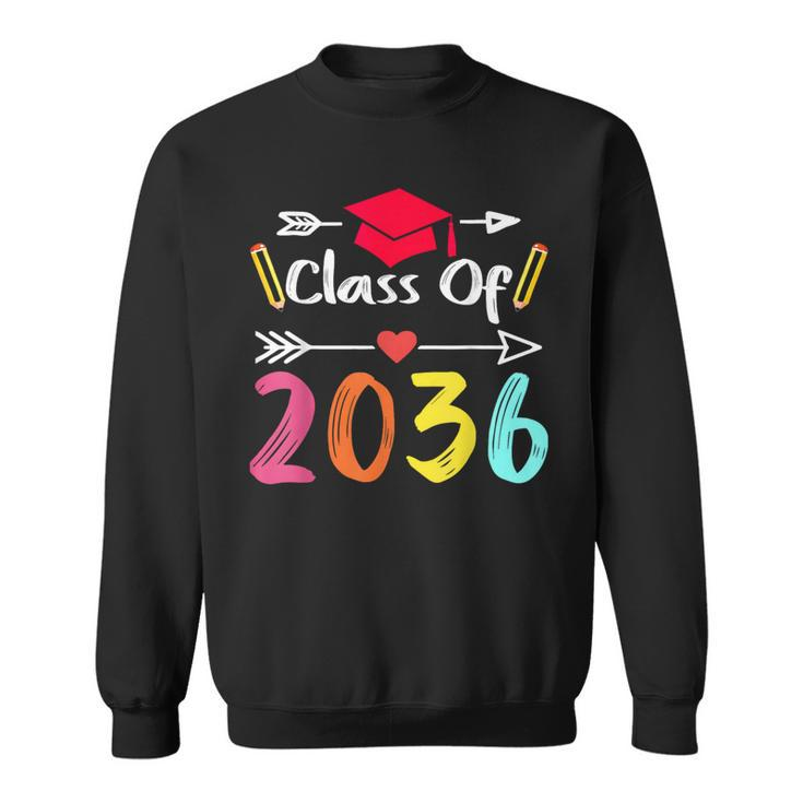 Class Of 2036 Grow With Me First Day Of Kindergarten Sweatshirt