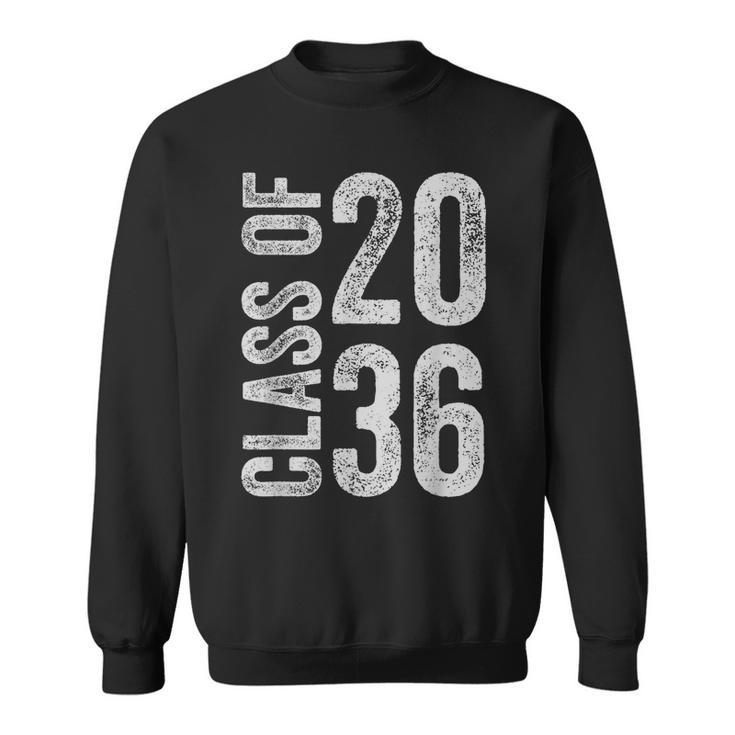 Class Of 2036 Grow With Me Graduation First Day Of School Sweatshirt