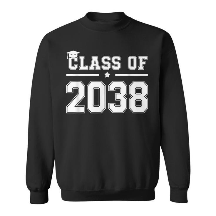 Class Of 2038 Grow With Me First Day Of Kindergarten  Sweatshirt