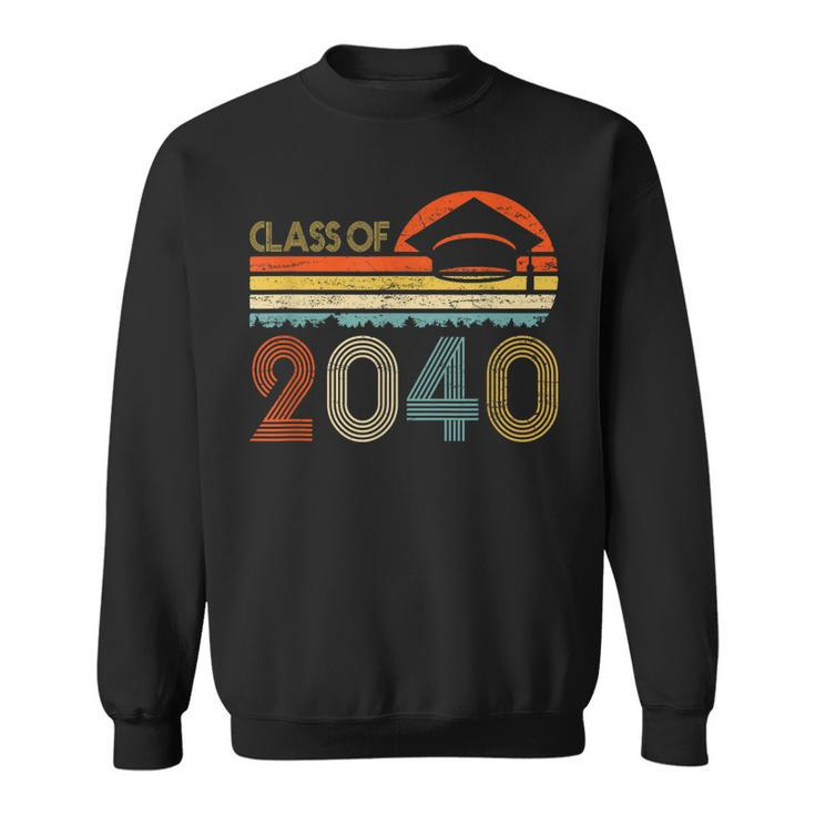 Class Of 2040 Grow With Me Pre-K Graduate Vintage Retro  Sweatshirt