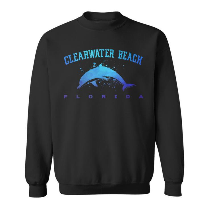 Clearwater Beach Florida Dolphin Scuba Diving Snorkeling Sweatshirt