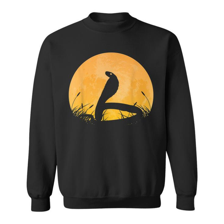 Cobra Easy Halloween Outfit Animal Snake Moon Costume Gift Gifts For Snake Lovers Funny Gifts Sweatshirt