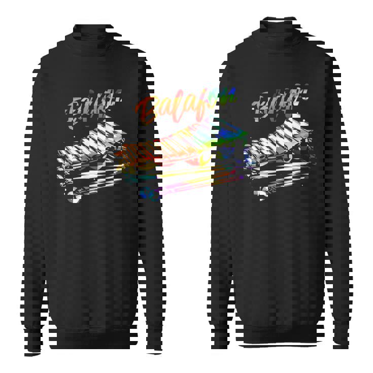 Colorful Balafon Xylophone African Music Instrument Sweatshirt