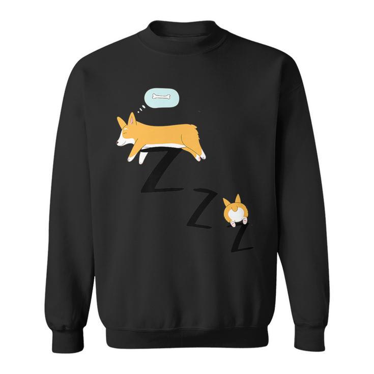 Corgi Dog Pajama Sleep Sweatshirt