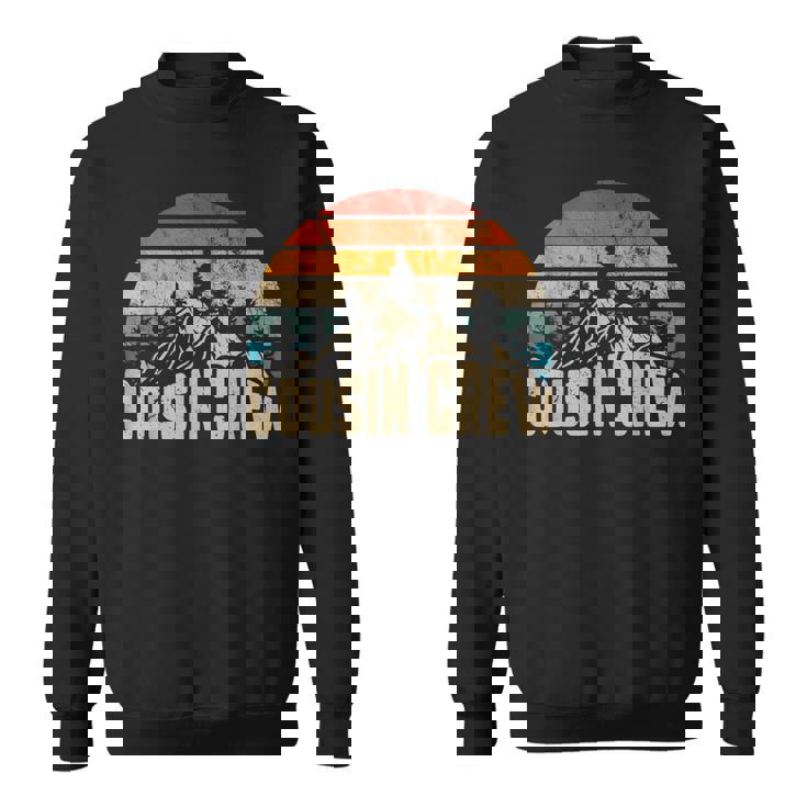 Cousin Crew 2023 Camping Family Reunion Making Memories Sweatshirt