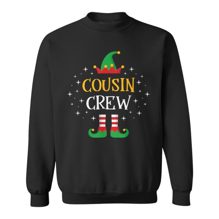 Cousin Crew T Cute Xmas Elf Party Pajama Pj Matching Sweatshirt