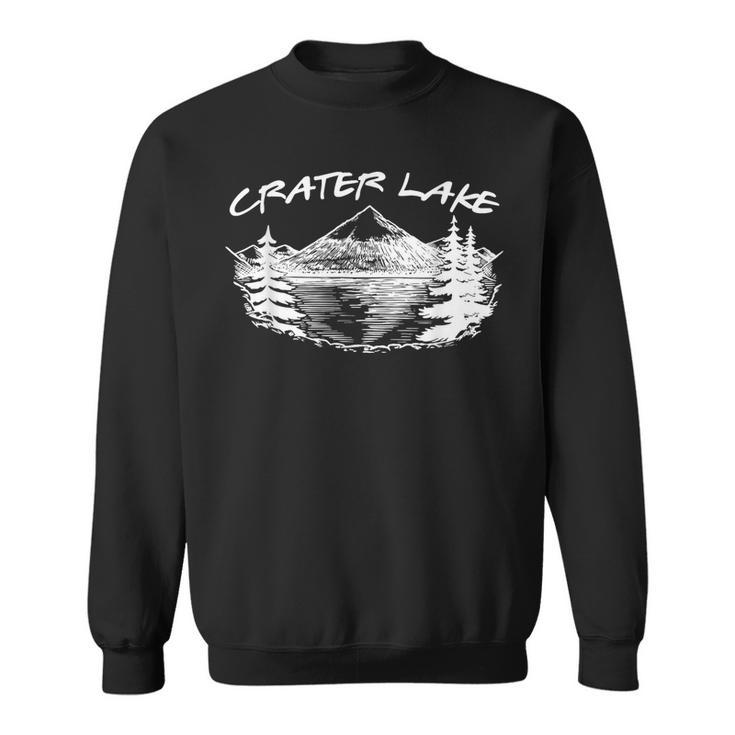 Crater Lake National Park Oregon Hike Outdoors Vintage  Sweatshirt