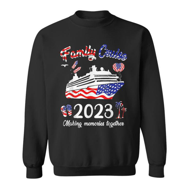 Cruise Family 2023 4Th Of July Cruise Ship Sweatshirt