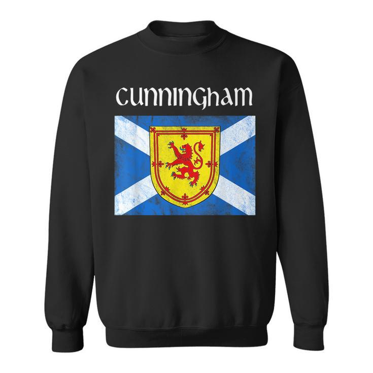 Cunningham Scottish Clan Name Gift Scotland Flag Festival Sweatshirt