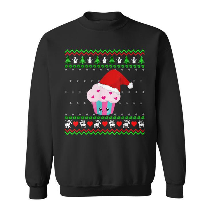 Cupcake Ugly Christmas Sweater Sweatshirt