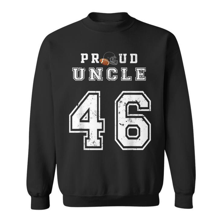 Custom Proud Football Uncle Number 46 Personalized For Men  Sweatshirt
