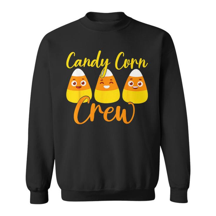 Cute Candy Corn Crew Halloween Trick Or Treat Costume Sweatshirt