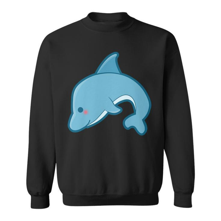Cute Dolphin Aquatic Animals Marine Mammal Dolphin Trainers Sweatshirt