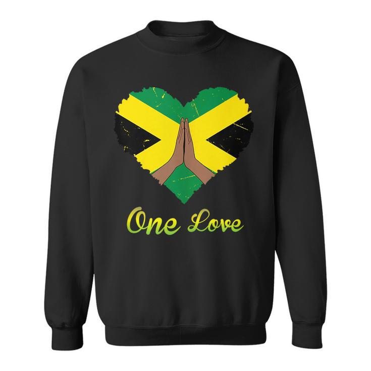 Cute Jamaican One Love Meditation Meditation Funny Gifts Sweatshirt