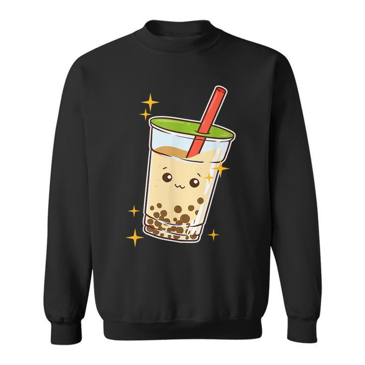 Cute Kawaii Bubble Tea Boba Lover Milk Tea Tapioca Sweatshirt