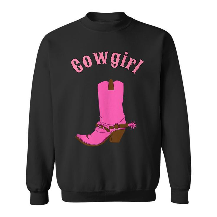 Cute Pink Cowgirl Boot Gift  Sweatshirt