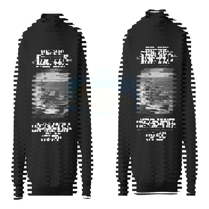 Cv60 Uss Saratoga Navy Ships Sweatshirt